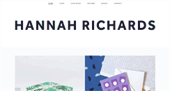 Desktop Screenshot of hannah-richards.co.uk